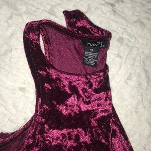 velvet tank top